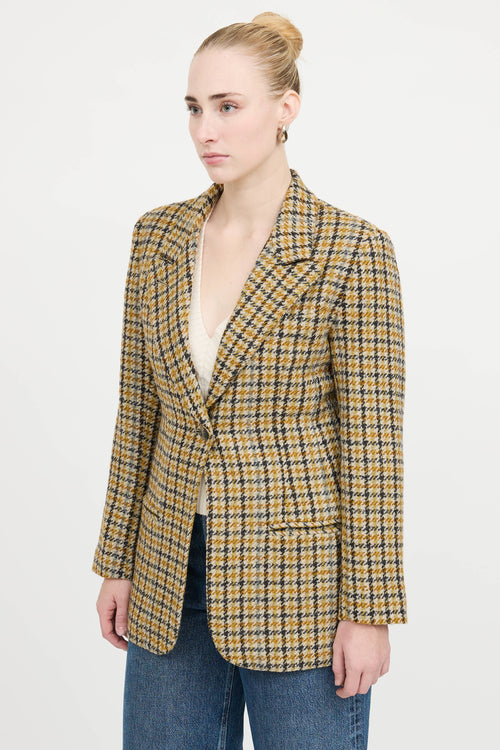 SmytheWool Houndstooth Blazer