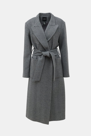 Smythe Patterned Belted Coat