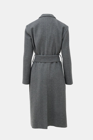 Smythe Patterned Belted Coat