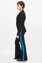 Smythe One Button Tux Stripe Blazer