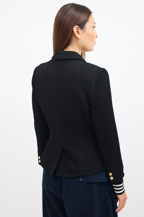 Smythe Black Double Breasted Blazer