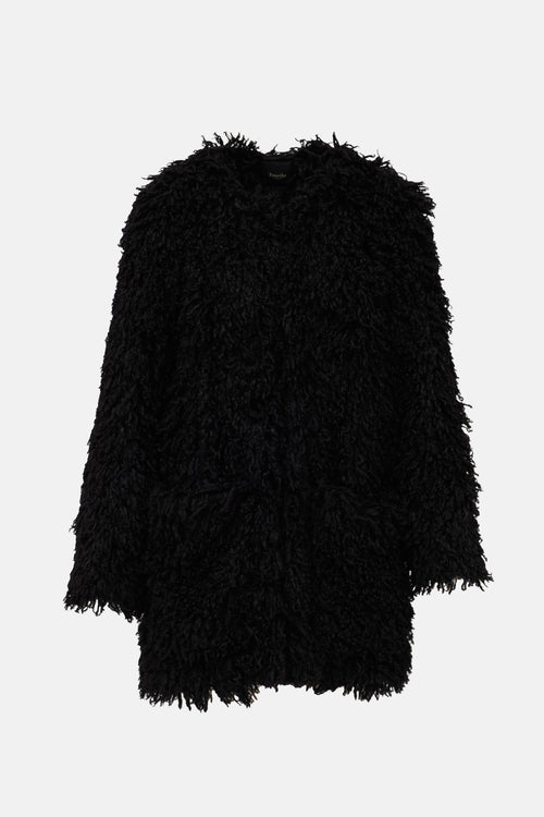 Smythe Faux Fur Shaggy Jacket