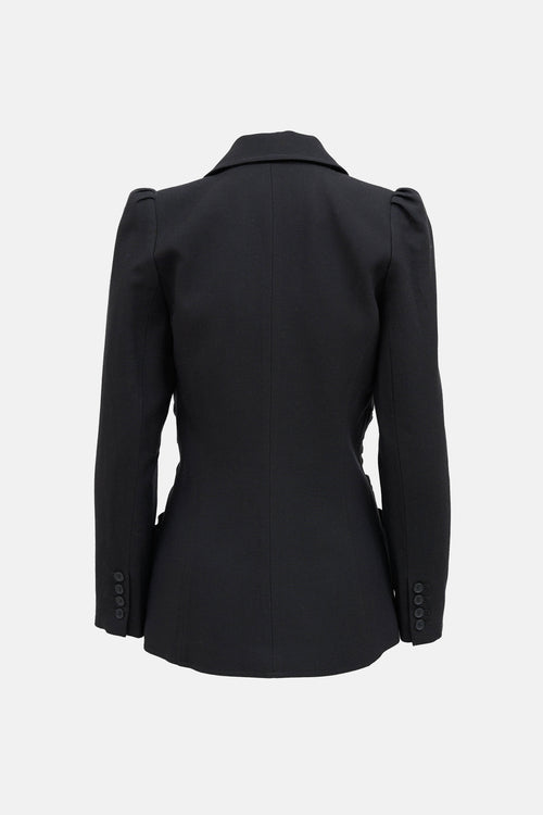 Smythe Wool Ruched Blazer