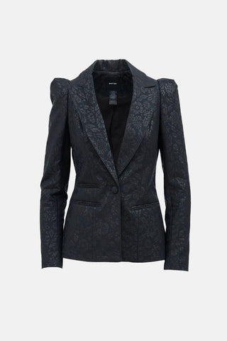Smythe Floral Jacquard Blazer