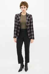 Smythe Check Duchess Blazer