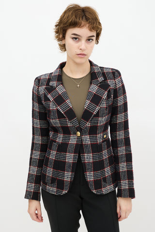 Smythe Check Duchess Blazer