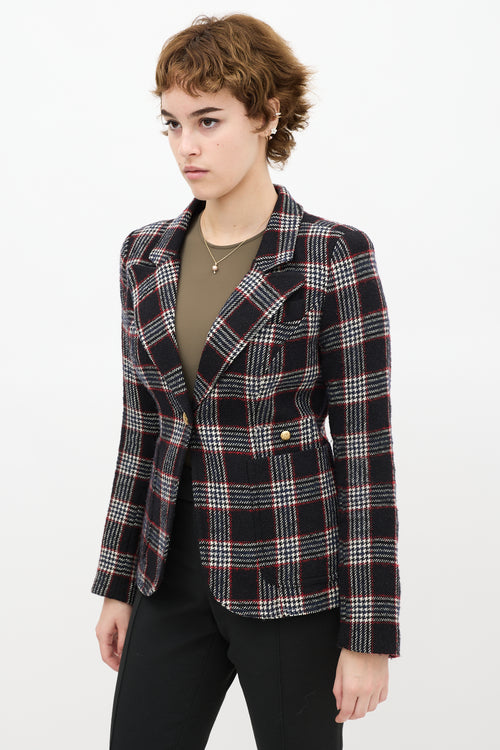 Smythe Check Duchess Blazer