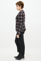 Smythe Check Duchess Blazer