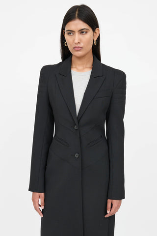 Smythe Single Breasted Padded Coat