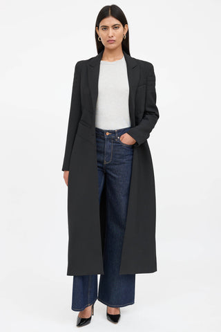 Smythe Single Breasted Padded Coat