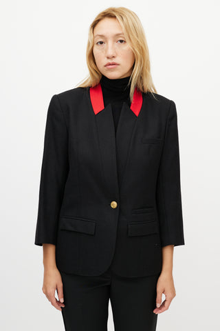 Smythe Flat Lapel Blazer