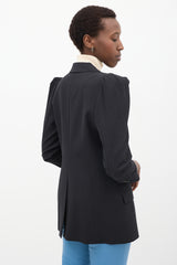 Smythe Scrunched Sleeve Blazer