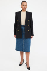Smythe Pinstripe Double Breasted Blazer