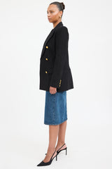 Smythe Pinstripe Double Breasted Blazer