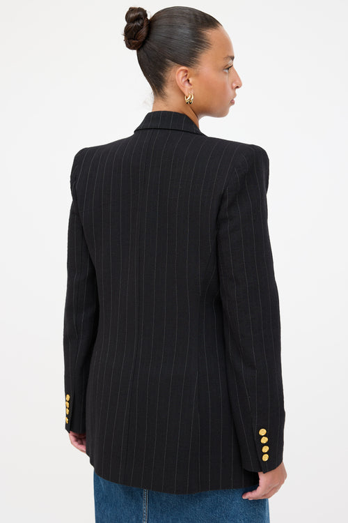 Smythe Pinstripe Double Breasted Blazer
