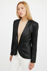 Smythe Lame Ruched Top