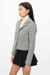 Smythe Checker Cropped Jacket