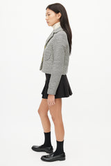 Smythe Checker Cropped Jacket