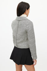 Smythe Checker Cropped Jacket