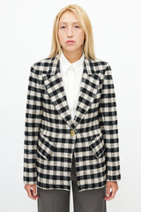 Smythe Gingham Lounge Blazer