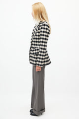 Smythe Gingham Lounge Blazer
