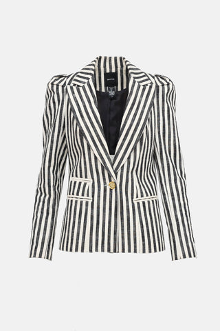Smythe Cotton Stripe Blazer
