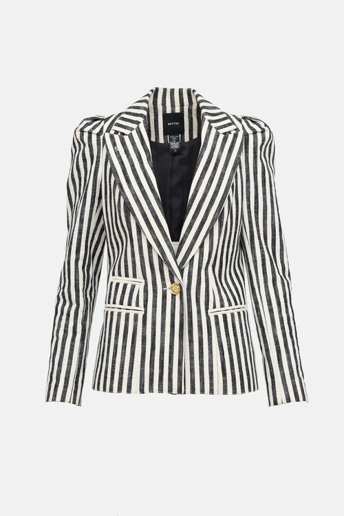 Smythe Cotton Stripe Blazer