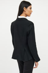 Smythe One Button Tux Stripe Blazer