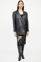 Smythe Leather Car Coat