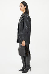 Smythe Leather Car Coat