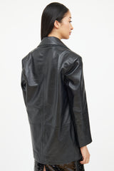 Smythe Leather Car Coat