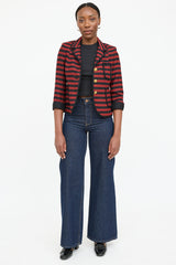 Smythe Wool Striped Blazer