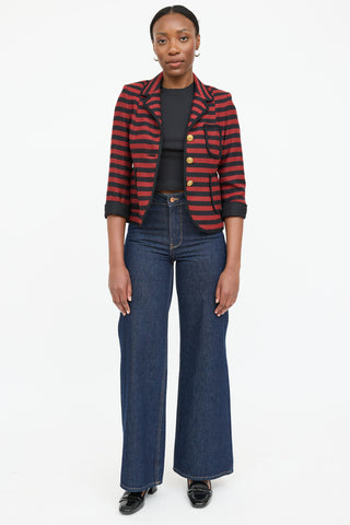Smythe Wool Striped Blazer