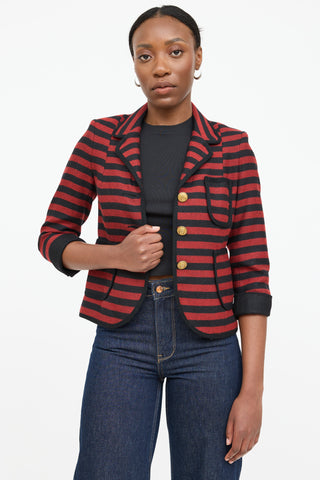 Smythe Wool Striped Blazer