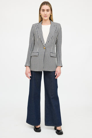 Smythe Wool Gingham Blazer