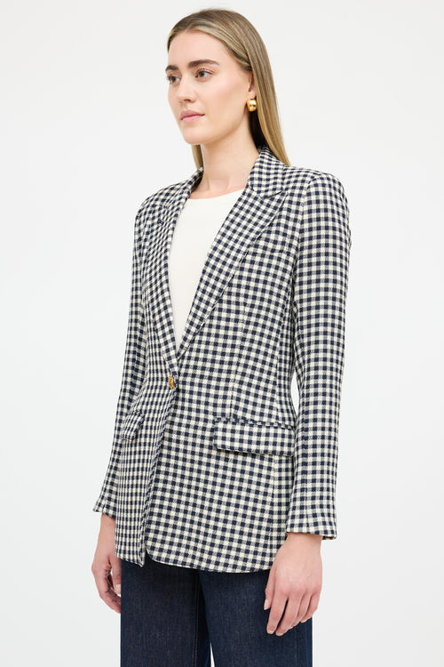 Smythe Wool Gingham Blazer