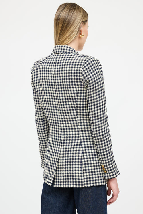 Smythe Wool Gingham Blazer