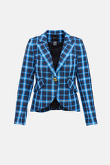 Smythe Single Breasted Checkered Blazer