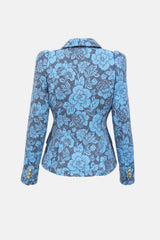 Smythe Taped Floral Quilted Blazer