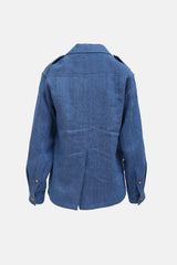 Smythe Linen Military Blazer