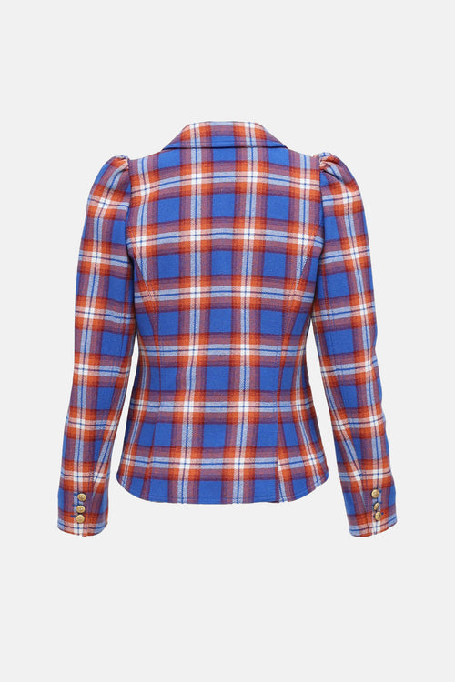 Smythe Wool Plaid Blazer