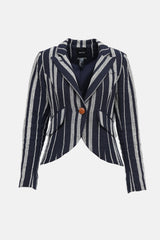 Smythe Striped Linen Blazer