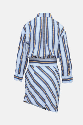 Smythe Stripe Button Up Dress
