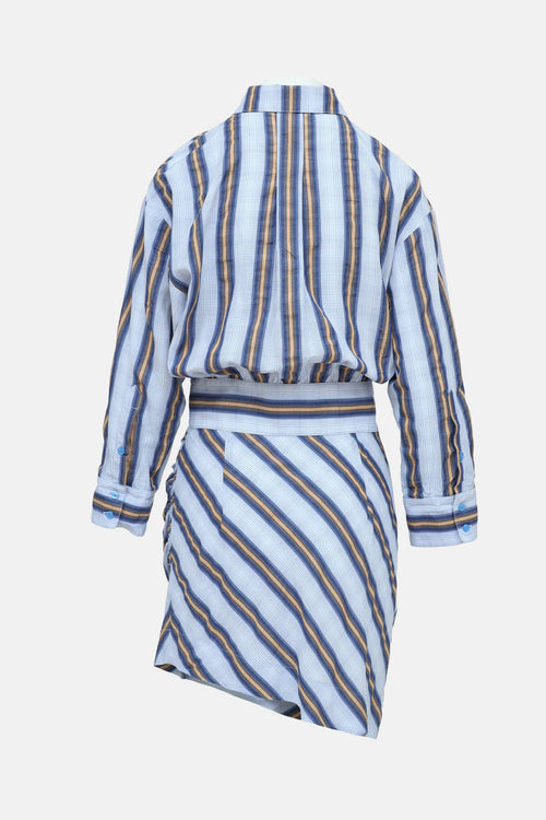 Smythe Stripe Button Up Dress