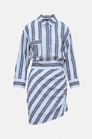 Smythe Stripe Button Up Dress