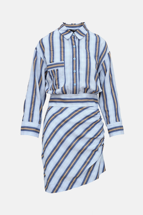 Smythe Stripe Button Up Dress