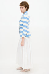 Smythe Stripe Crossover Blazer