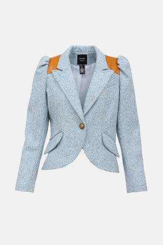 Smythe Wool Herringbone Blazer