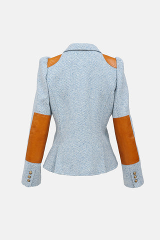 Smythe Wool Herringbone Blazer