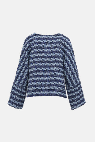 Tweed Pullover Top